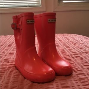 HUNTER Girls Boots (Coral)